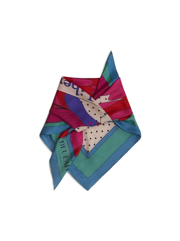 Silk scarf product photography in London