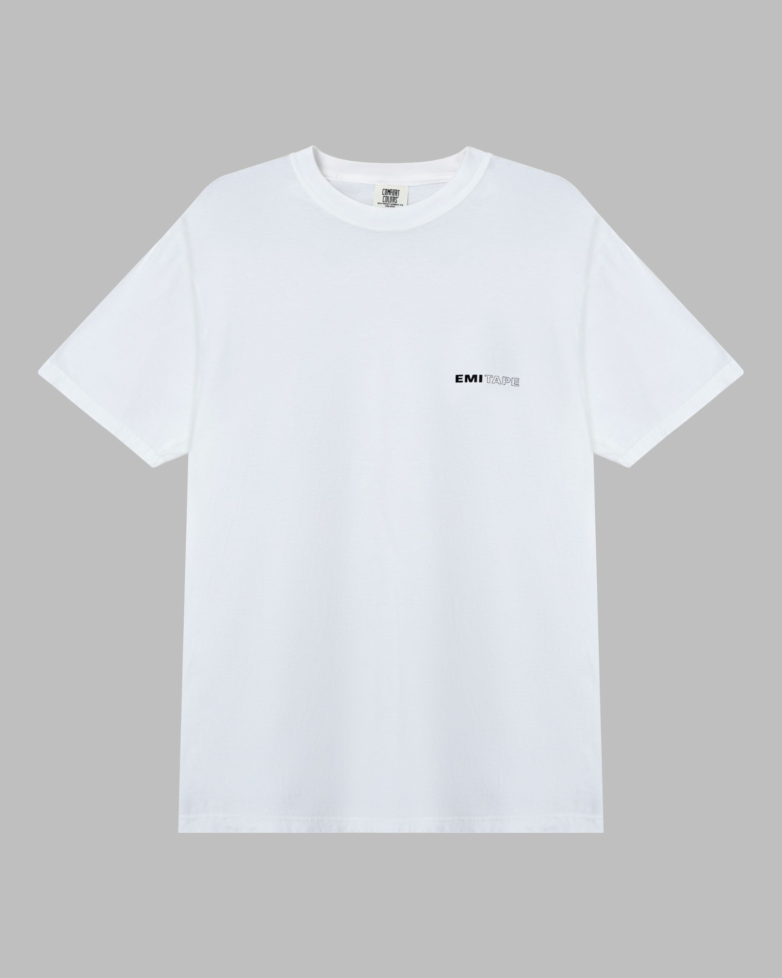 Universal Music Group EMI Tape t-shirt flat lay ecommerce photography
